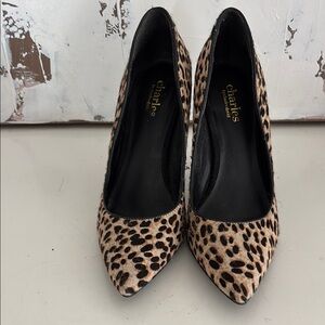 Charles David Brown and Black Heels Timeless Elegance